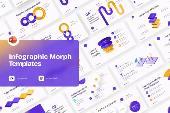 Download Infographic Slides PowerPoint Template - Graphic Collection