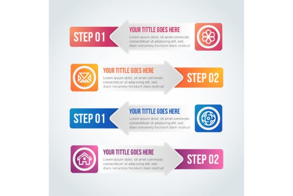 Download Arrow Rectangle Infographic - Graphic Collection
