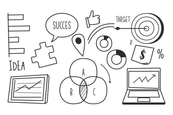 Download Doodle Infographics Logo Vector - Graphic Collection