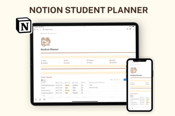 Download Notion Student Template, Student Planner - Student Collection
