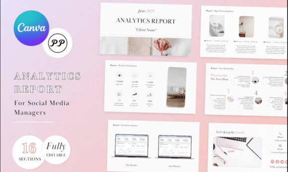 Download Social Media Analytics Report Template - Analytics Collection