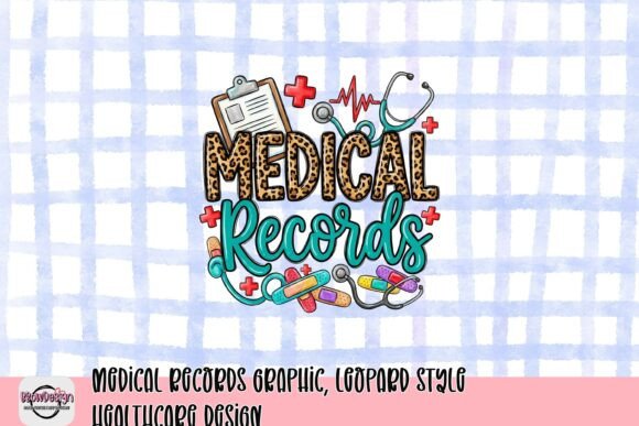 Download Medical Records Graphic, Leopard Style Healthcare Design - Graphic Collection