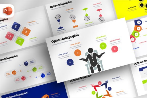 Download Option Infographic PowerPoint Template - Graphic Collection