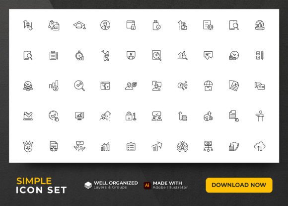 Download Assessment and Analytics Icon Set - Premium Resources