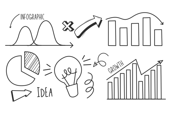 Download Doodle Infographics Logo Vector - Graphic Collection