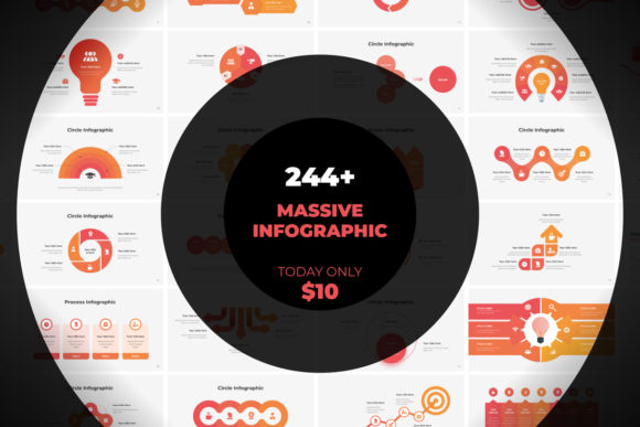 Download Google Slide Infographics - Massive - Graphic Collection