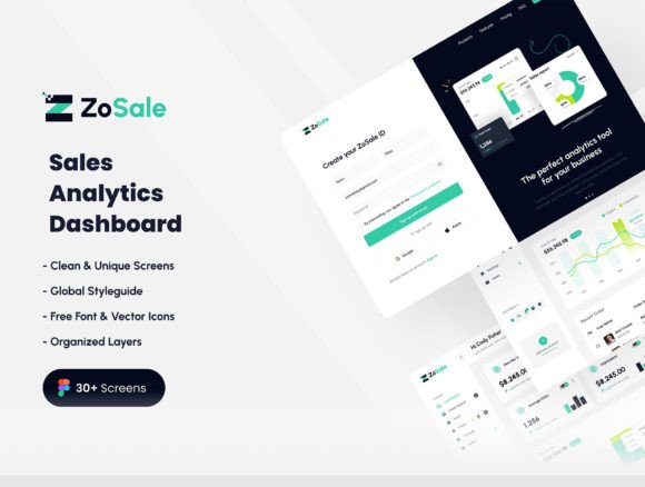 Download ZoSale-Sales Analytics Dashboard - Analytics Collection